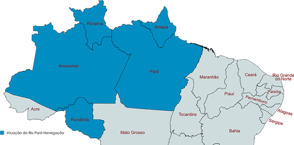 Rio Pará Navegação empresa de transporte fluvial no Rio Amazonas