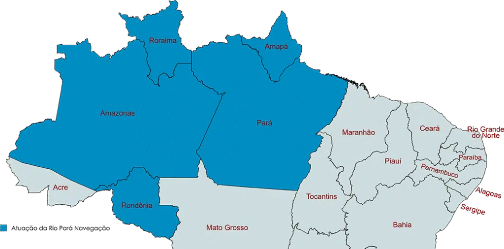 Rio Pará Navegação empresa de transporte fluvial no Rio Amazonas